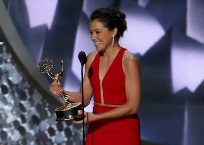 Tatiana Maslany, mejor actriz de drama por 'Orphan Black'.