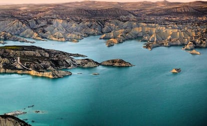 Panorámica de los barrancos de Gebas, uno de los espacios protegidos más singulares de la Región de Murcia.