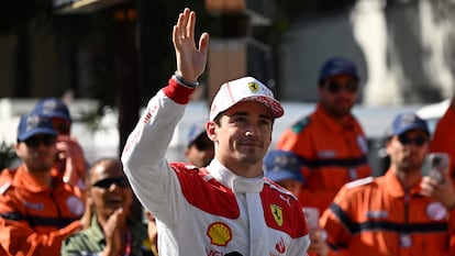 El piloto monegasco de Ferrari, Charles Leclerc, en el Gran Premio de Mónaco de Fórmula 1, el 27 de mayo de 2023.