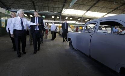 O presidente da Câmara de Comércio dos EUA, em Havana.