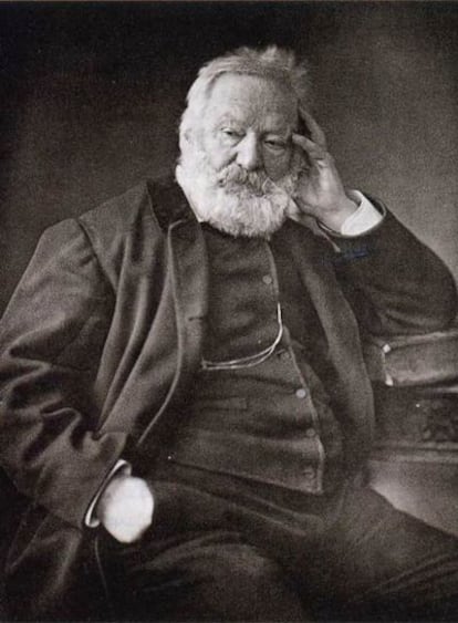 Fotografía de Víctor Hugo en 1885.