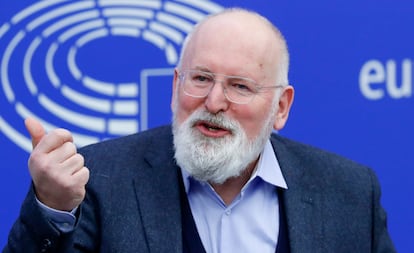 El vicepresidente de la Comisión Europea, Frans Timmermans.