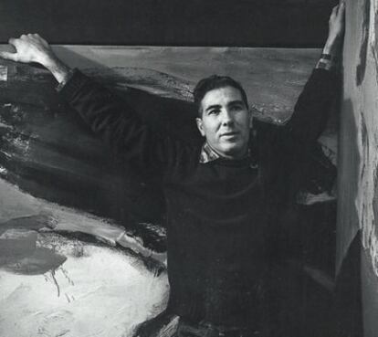 El pintor José Guerrero ( 1914- 1991).