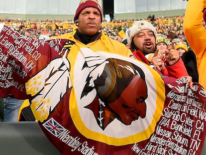 Aficionados de los Redskins, en un partido ante Green Bay.