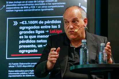 El presidente LaLiga, Javier Tebas.