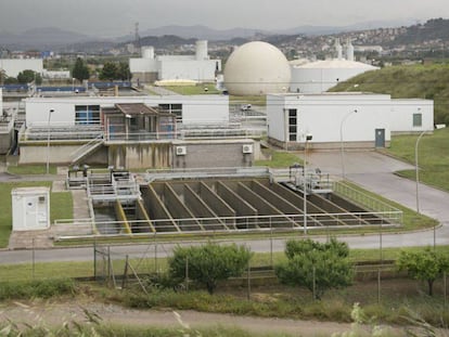 La planta depuradora de Sant Feliu de Llobregat.