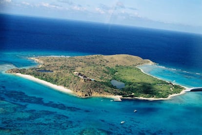 La isla Necker, propiedad de Richard Brandson.