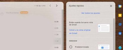 Interfaz de Gmail