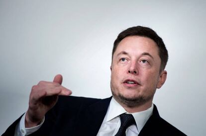 Elon Musk en una de sus últimas intervenciones públicas. 