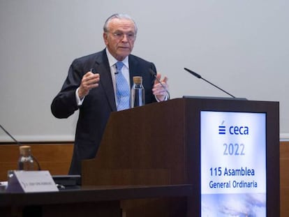 Isidro Fainé, presidente de CECA.