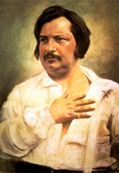 Honoré de Balzac, en un daguerrotipo de Nadar de 1842.