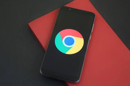 Chrome en un teléfono