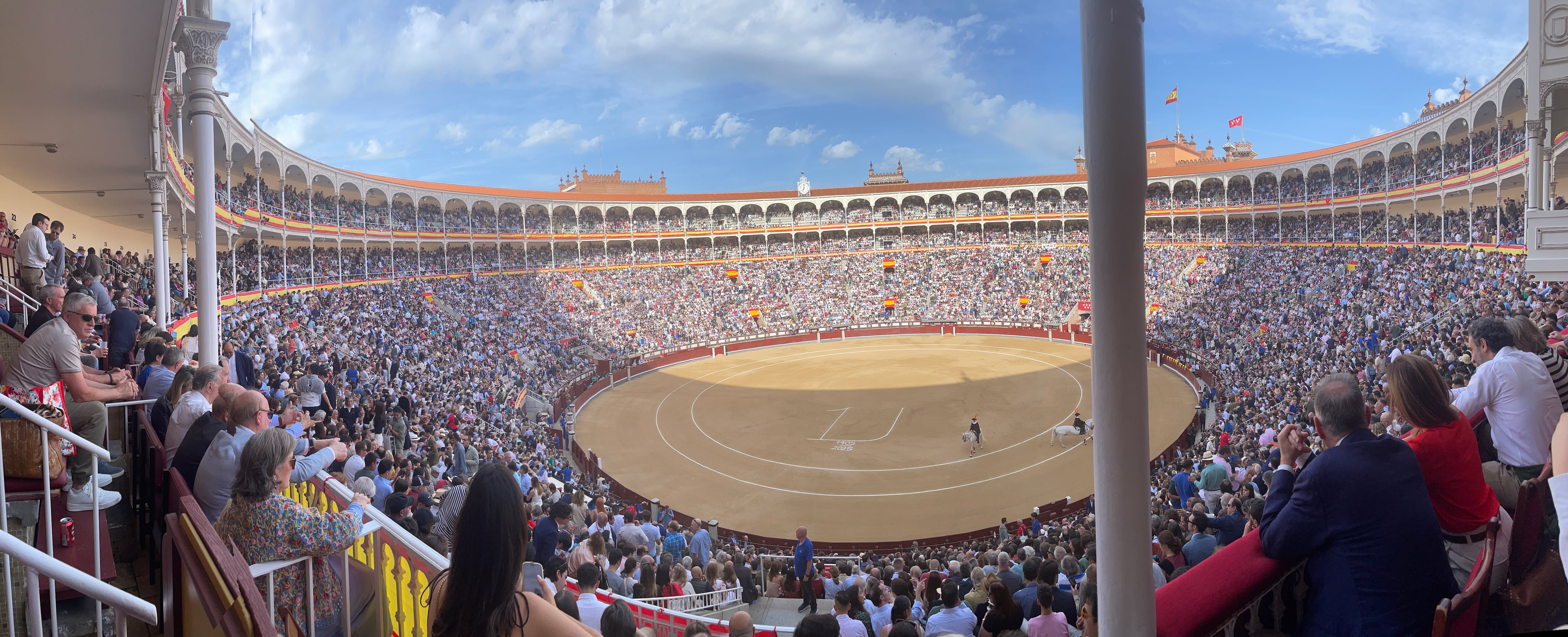 La plaza de Las Ventas, durante la Feria de San Isidro.