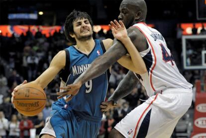 Ricky Rubio, durante el partido