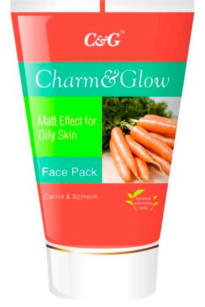 Un cóctel antioxidante total con esta crema matificante de la marca india Charm & Glow. Contiene nada menos que espinacas y zanahorias.