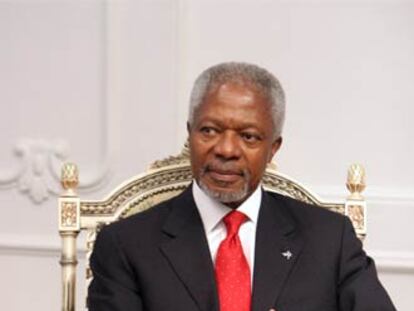 El secretario general de la ONU, Kofi Annan.