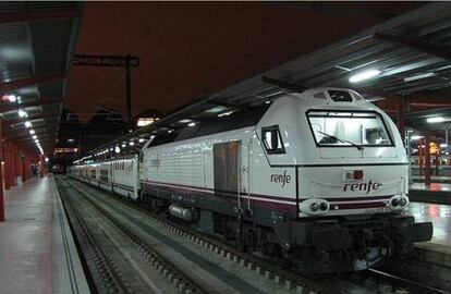 El tren nocturno que unía Madrid y Lisboa.