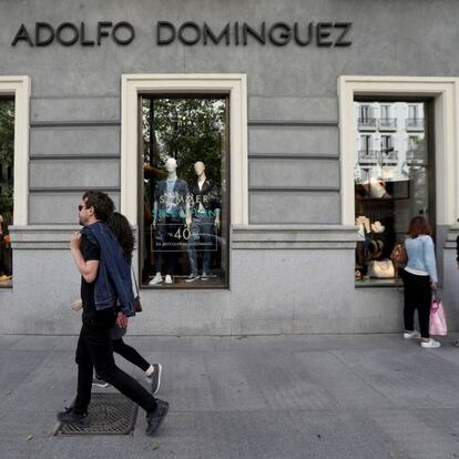Tienda de Adolfo Domínguez de la calle Serrano de Madrid.