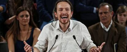 Pablo Iglesias, este s&aacute;bado en Lisboa. 