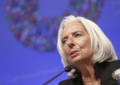 Christine Lagarde, directora gerente del FMI.