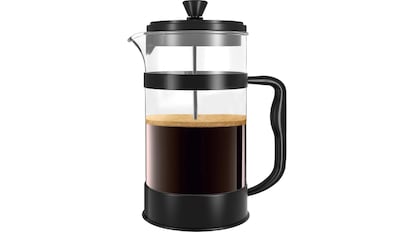 Cafetera de prensa francesa.