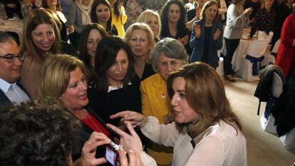 Susana Díaz, el pasado sábado en Almería.