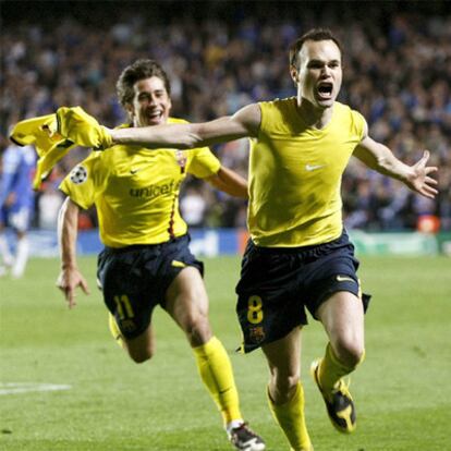 Así definió Puyol la jugada en Stamford Bridge, el estadio del Chelsea, que acabó con el gol de Iniesta en el último minuto y la clasificación para la final europea de Roma.