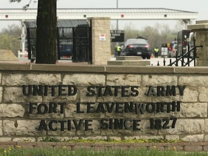 Imagen de la base de Fort Leavenworth, en Kansas 