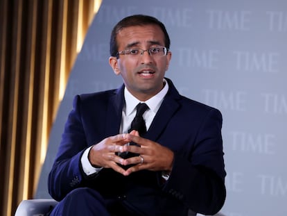 El doctor Raj Panjabi, en el acto de Time 100, en octubre de 2017.