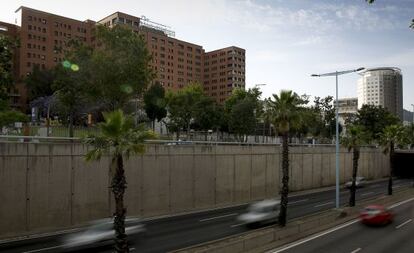 Fachada del Hospital Vall d'Hebron.