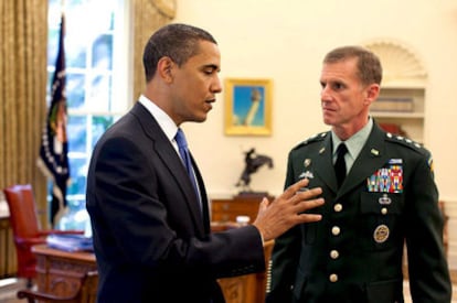 Obama, con McChrystal, el pasado 20 de mayo