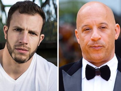 A la izquierda, Joe Watts; a la derecha, Vin Diesel.