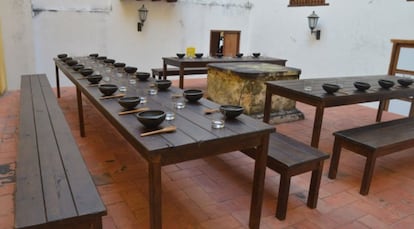 'La última cena', de Terry Berkowitz, en el Museo de la Inquisición de Cartagena.