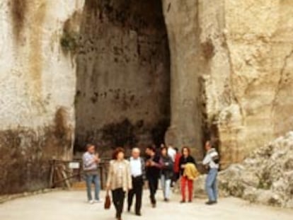 Caverna llamada Oreja de Dionisio.