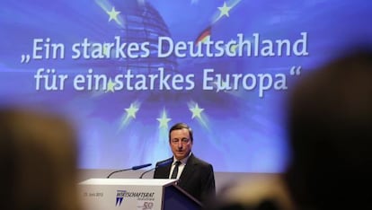 Mario Draghi, presdiente del Banco Central Europeo