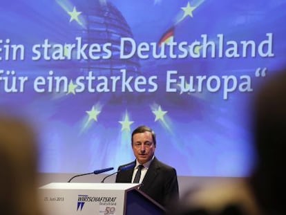 Mario Draghi, presdiente del Banco Central Europeo
