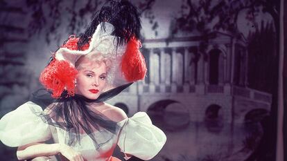 Zsa Zsa Gabor, en la película 'Moulin Rouge'.