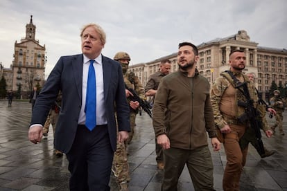 Boris Johnson Kiev