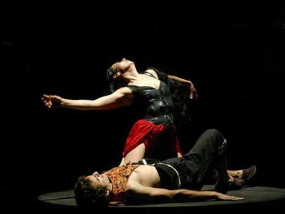 Ensayo del montaje <i>Las mil y una noches, </i><b>en Canet de Mar (Barcelona).</b>