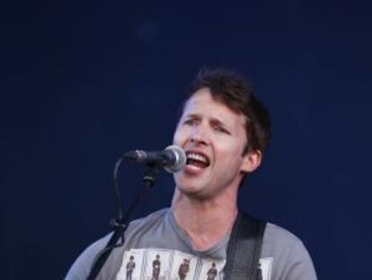 James Blunt, en una actuaci&oacute;n en Londres el pasado septiembre.