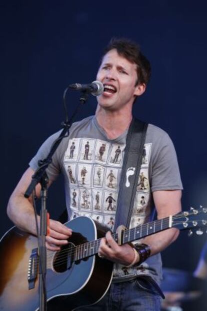 James Blunt, en una actuaci&oacute;n en Londres el pasado septiembre.