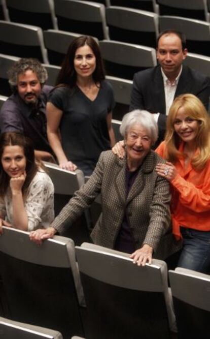 Manuela Moreno, Diego Modino, Marina Seresesky, Nicol&aacute;s Matji, Mar&iacute;a Ad&aacute;nez y Asunci&oacute;n Balaguer, participantes en la Semana del Corto.