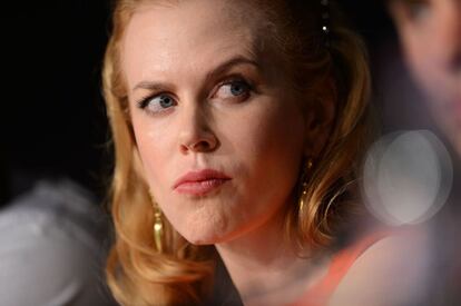 La actriz Nicole Kidman asiste a la rueda de prensa de 'The Paperboy'.