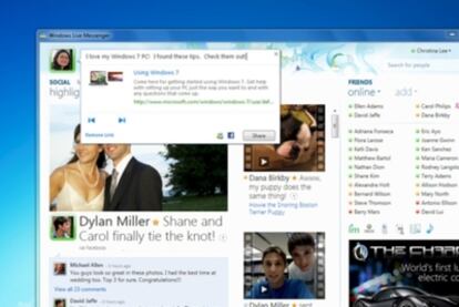 Mensajes en el nuevo Messenger que Microsoft ofrecerá este verano.