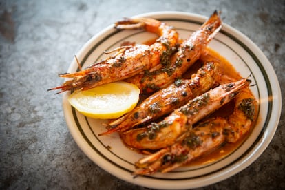 Uno de los platos de mar del restaurante Olea.