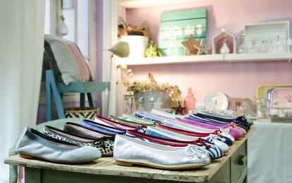 Uno de los puestos de El Chic Pop Up, en el barrio de Salamanca (Madrid).