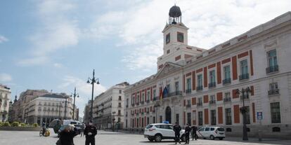 Puerta del Sol, en Madrid.