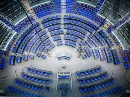 Vista del Bundestag, el 25 de octubre de 2021.