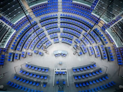 Vista del Bundestag, el 25 de octubre de 2021.