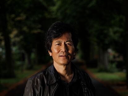 Byung-Chul Han, pictured in the Old St. Matthew’s Cemetery in Berlin, in August 2023.